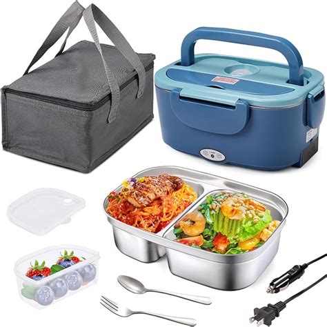 kabbas electric lunch box|Kabbas Electric Lunch Box Food Heater with 2 .